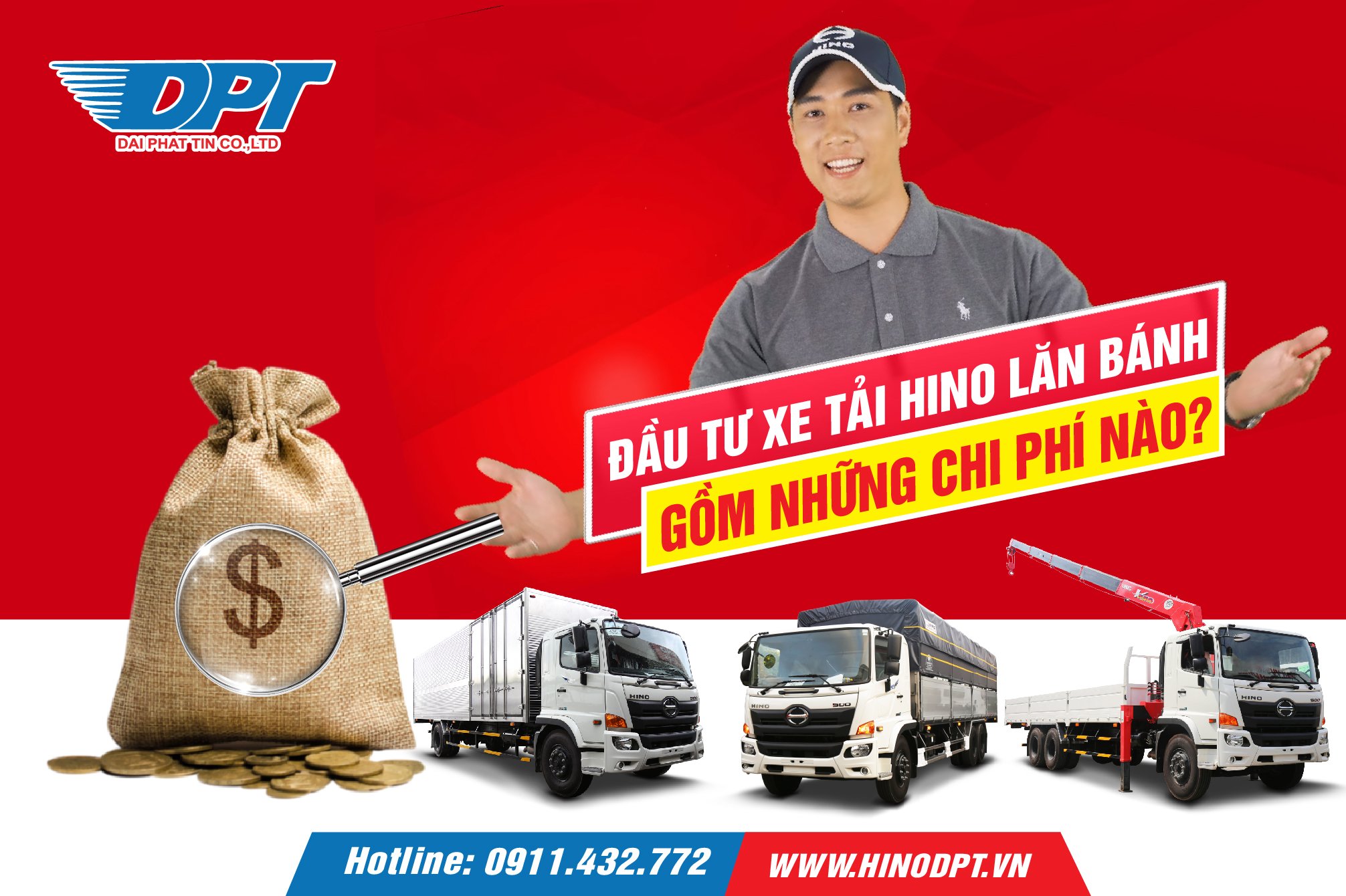 ĐẦU TƯ XE TẢI HINO LĂN BÁNH GỒM NHỮNG CHI PHÍ NÀO?