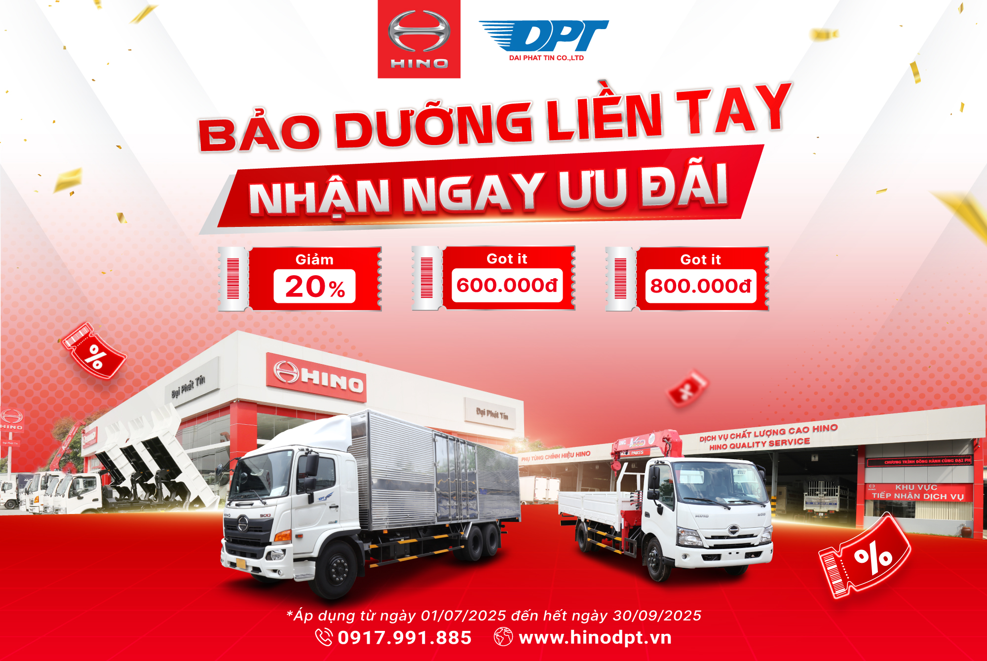 BẢO DƯỠNG LIỀN TAY - NHẬN NGAY ƯU ĐÃI