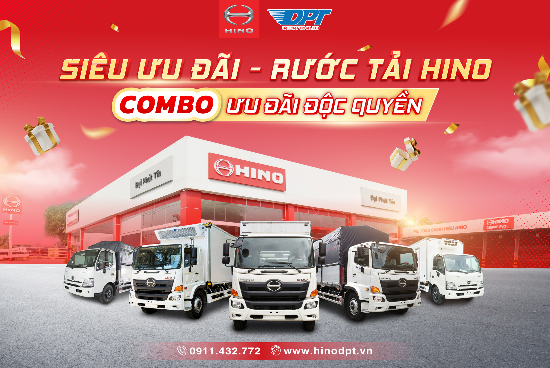 SIÊU ƯU ĐÃI - RƯỚC TẢI HINO